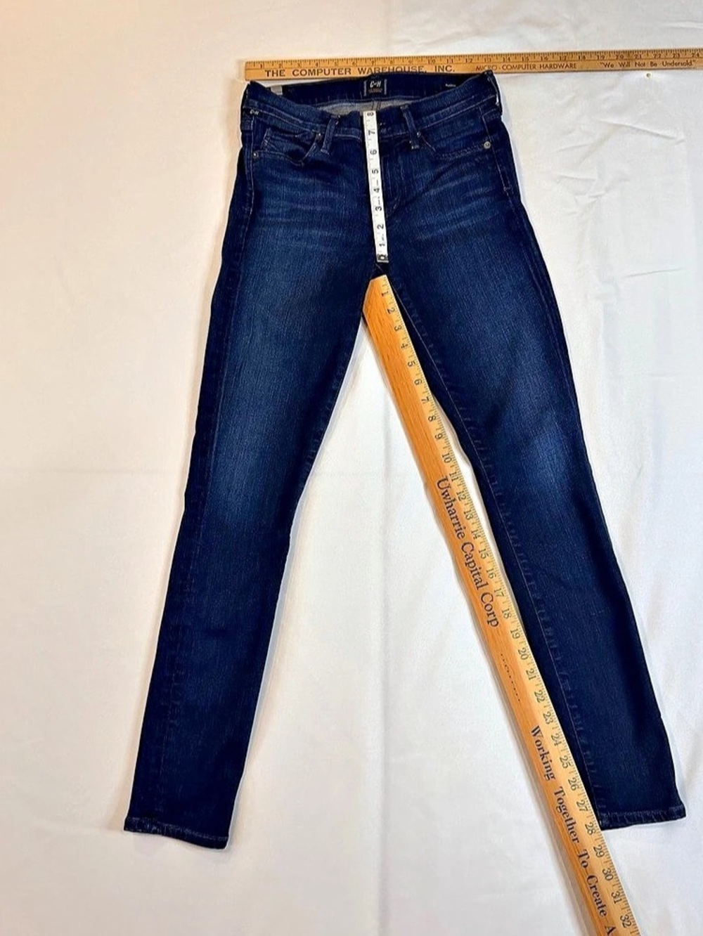 Citizens of Humanity Avedon Low Rise Skinny Jeans – Dark Wash – Size - Picture 3 of 7